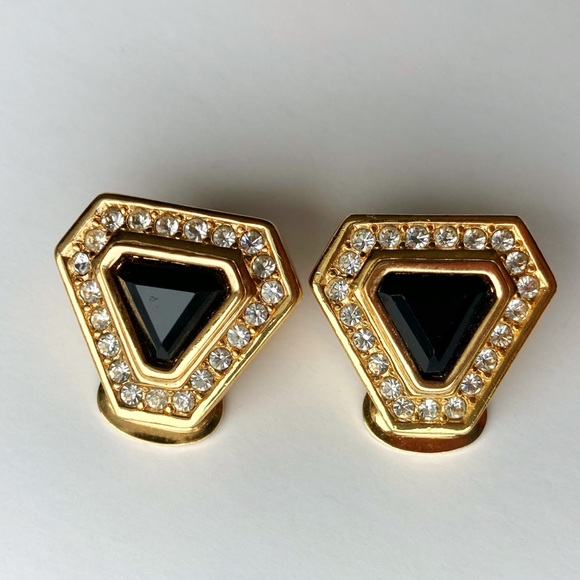 Christian Dior Vintage Clip On Earrings - Picture 3 of 12